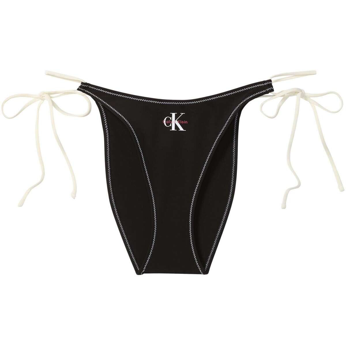 Calvin Klein Jeans  Side Tie Bottom  Černá