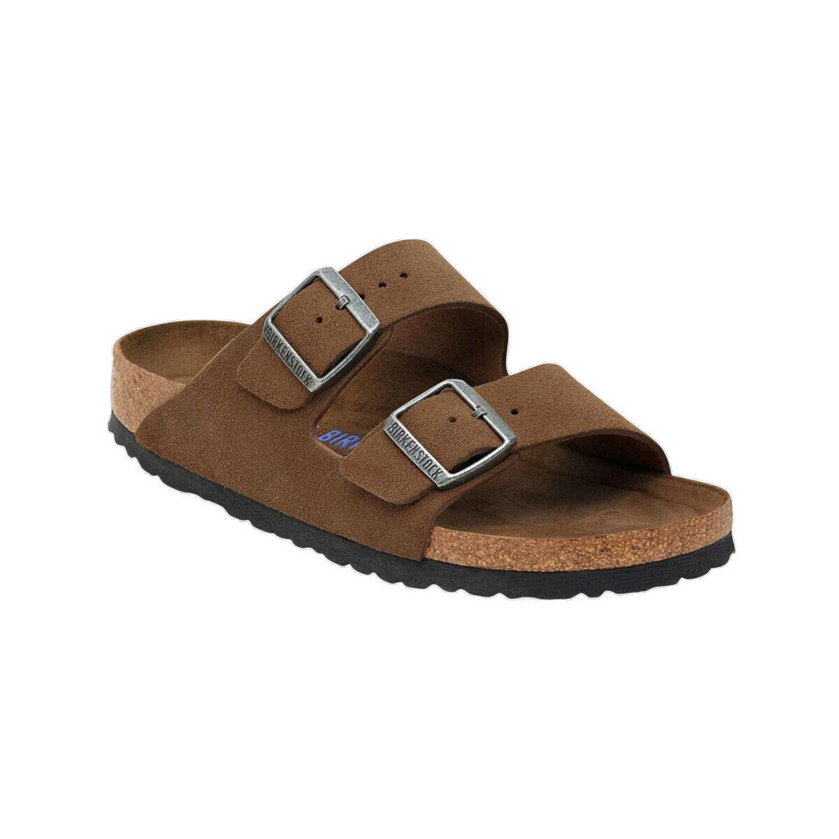 BIRKENSTOCK  Sandales  Arizona suède  Hnědá