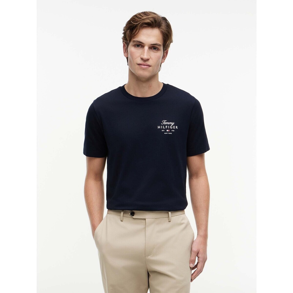 Tommy Hilfiger  Script Stack Regular  Tmavě modrá