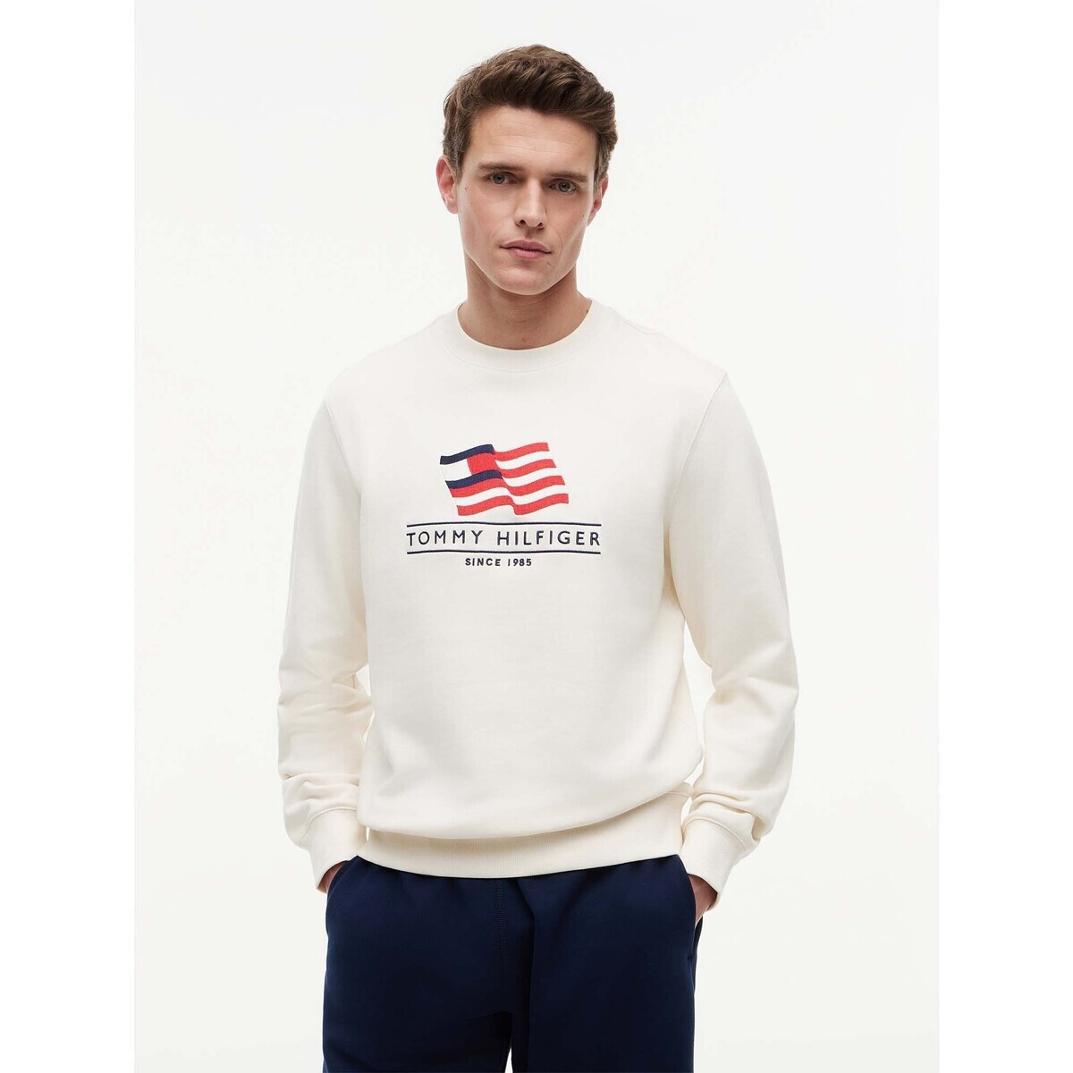 Tommy Hilfiger  Rwb Main Flag Terry  Béžová