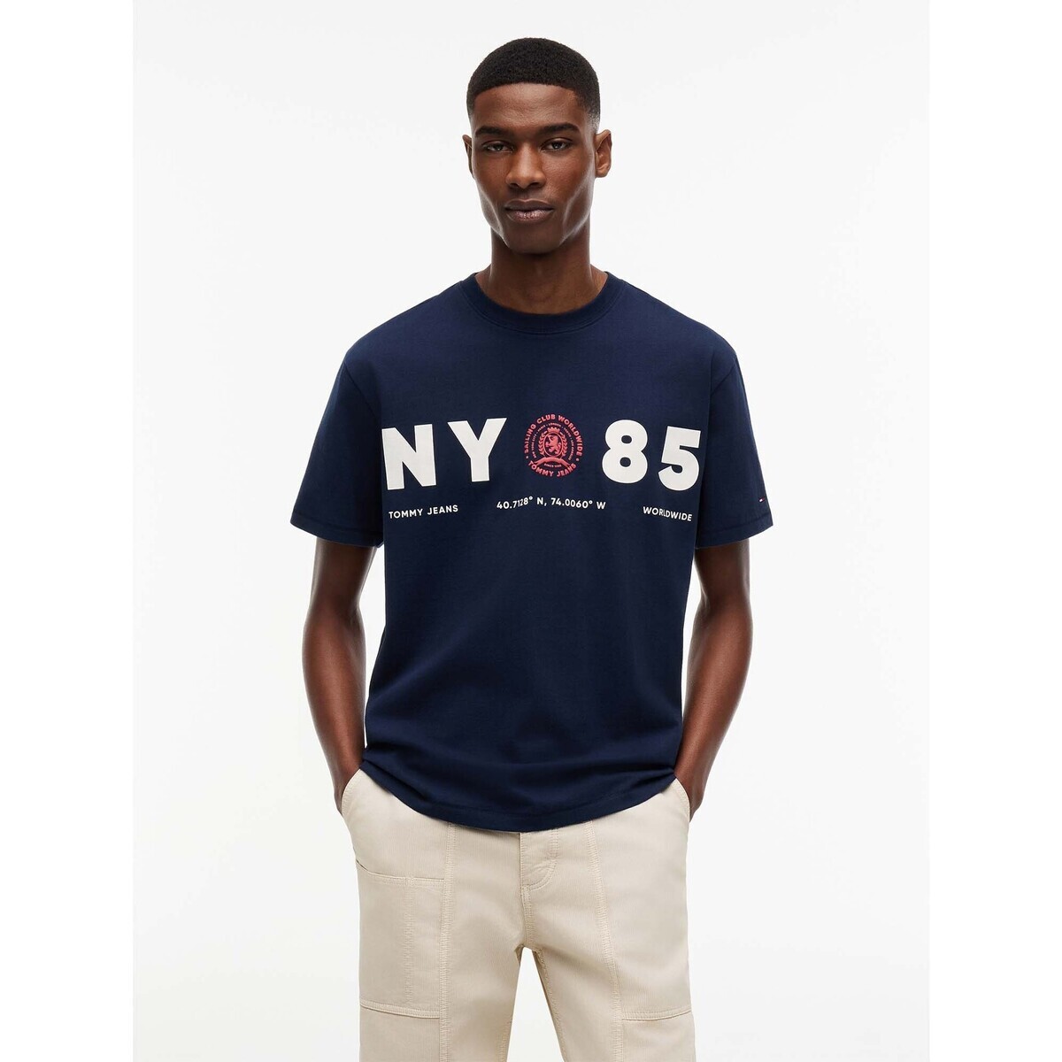 Tommy Jeans  Tjm Rlx Crest 1985 S  Modrá