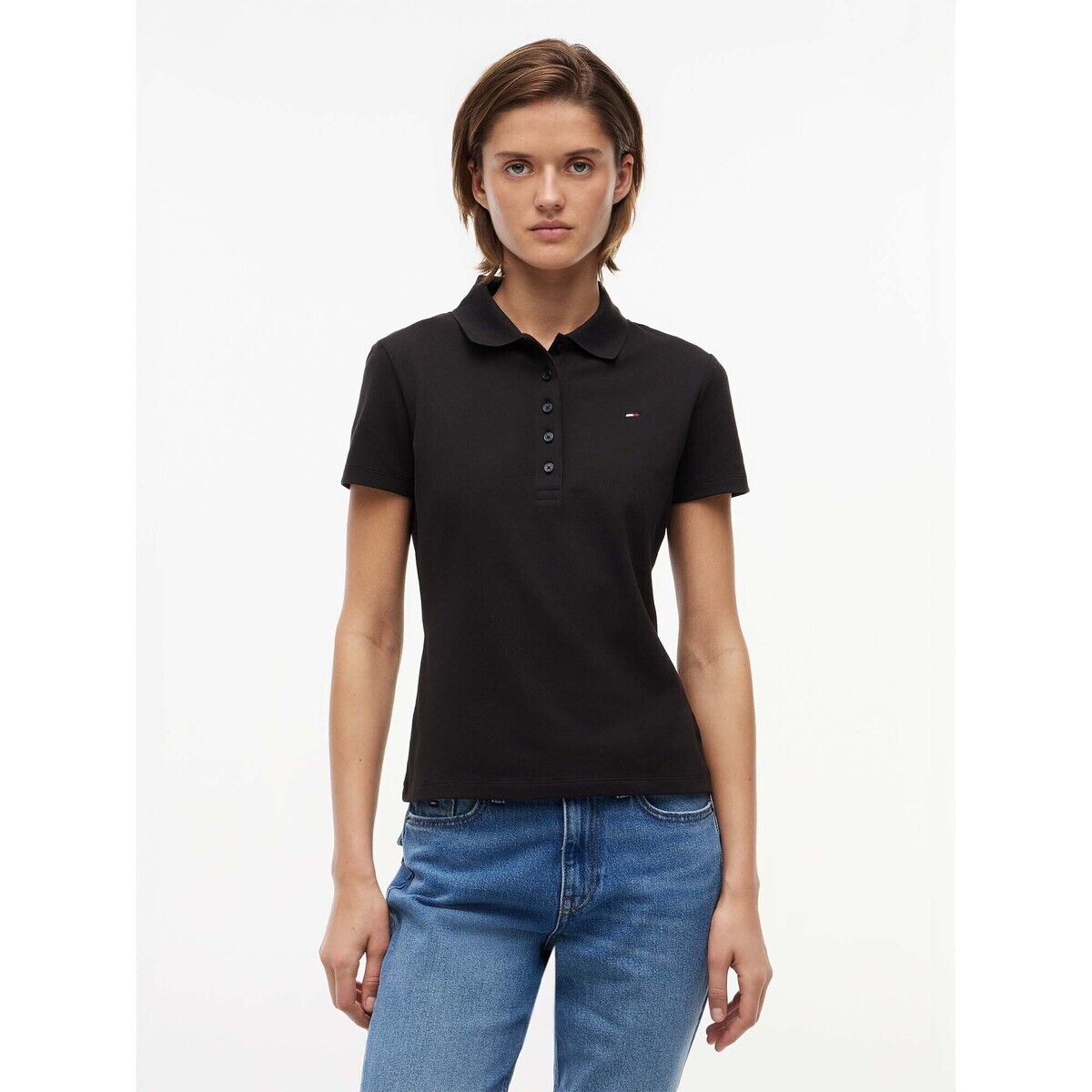 Tommy Jeans  Tjw Slim Essential S  Černá