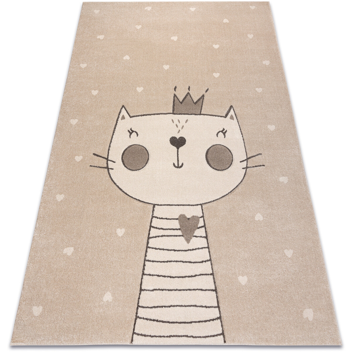 Rugsx  Koberec KIDDO 6106 krém koťátko, koruna pro 240x330 cm  Béžová