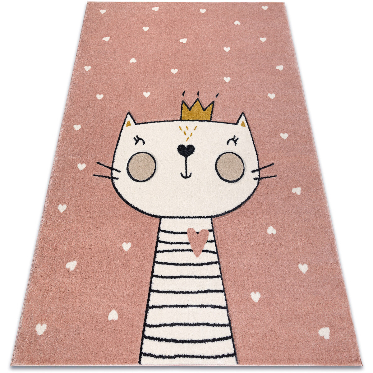 Rugsx  Koberec KIDDO 6106 světle růžová / bílý 200x290 cm  Růžová