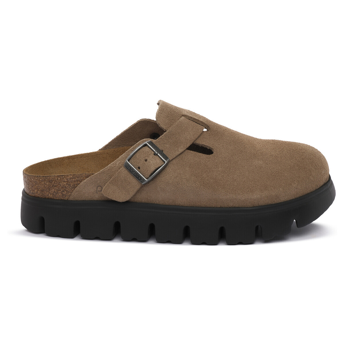 BIRKENSTOCK  BOSTON CHUNKY GRAY TAUPE CALZ S  Šedá