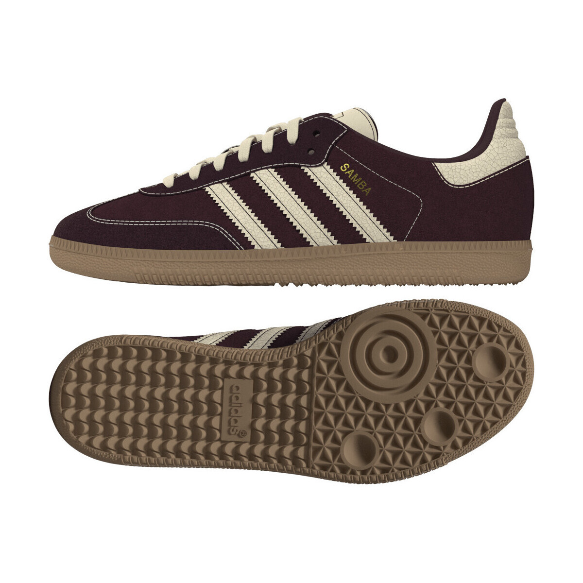 adidas  Samba OG Shadow Red Warm Vanilla (GS)  Červená