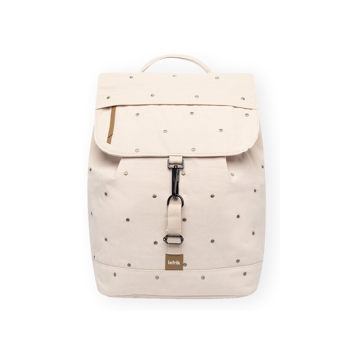Lefrik  Kaut Backpack - Ecru Dots  Béžová