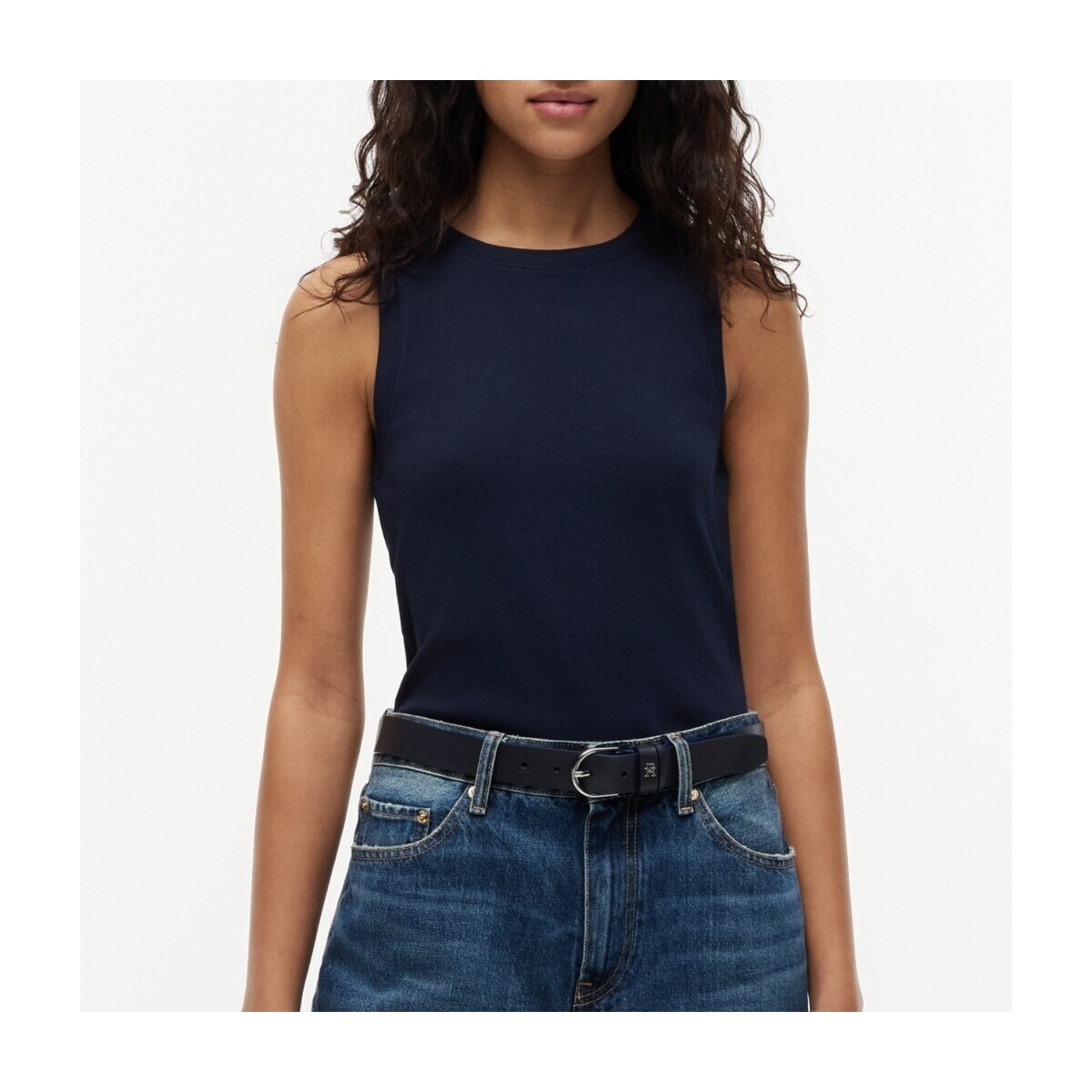 Tommy Hilfiger  Ww0ww50025 Multistripe Tank Top  Modrá