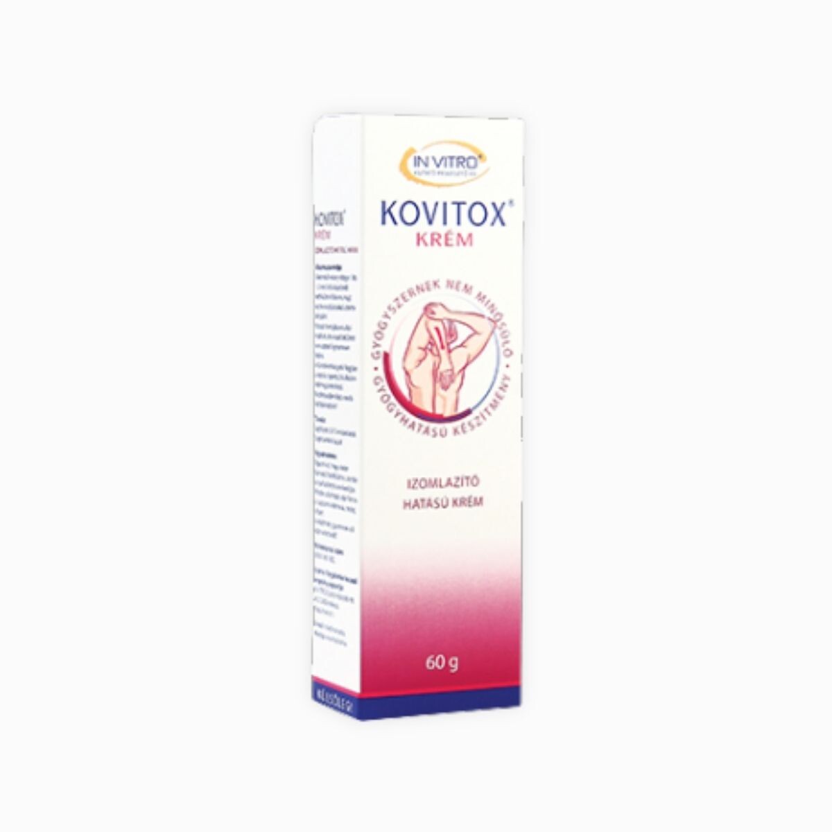 IN VITRO Kovitox krém – úleva pro ztuhlé svaly a namáhané klouby – 60 g – InVitro