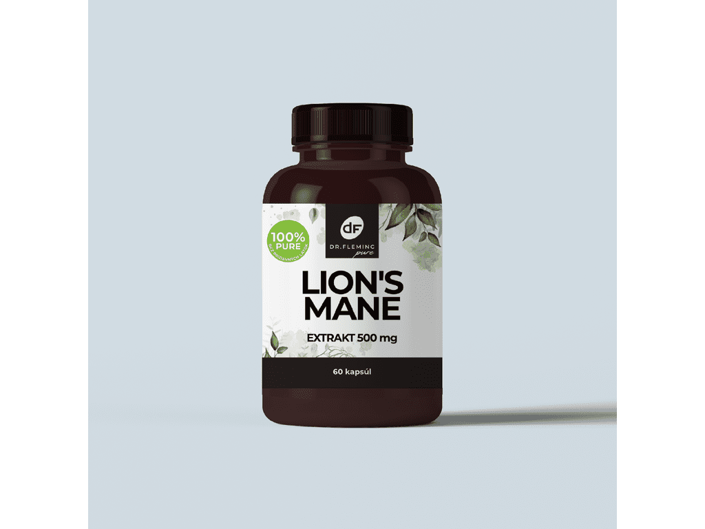 Lion's Mane Extrakt - 60 kapslí - Dr. Fleming