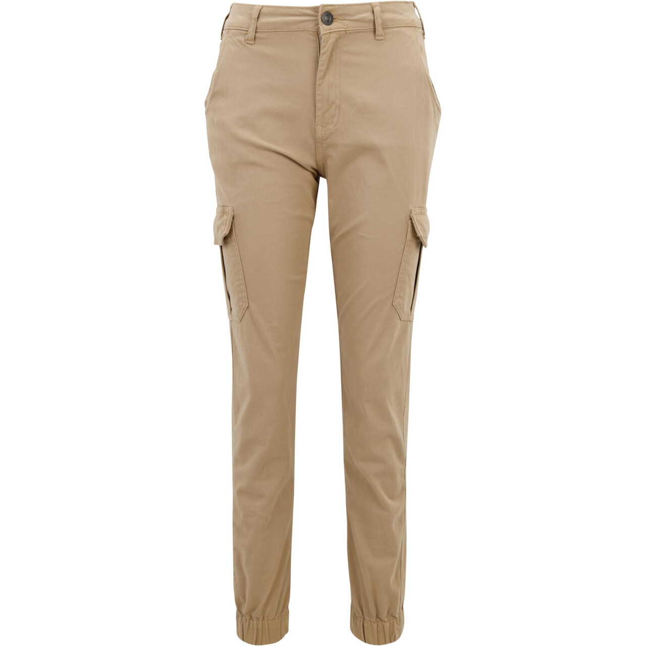 Kalhoty dámské Urban Classics Ladies High Waist Cargo Pants - pískové, 29