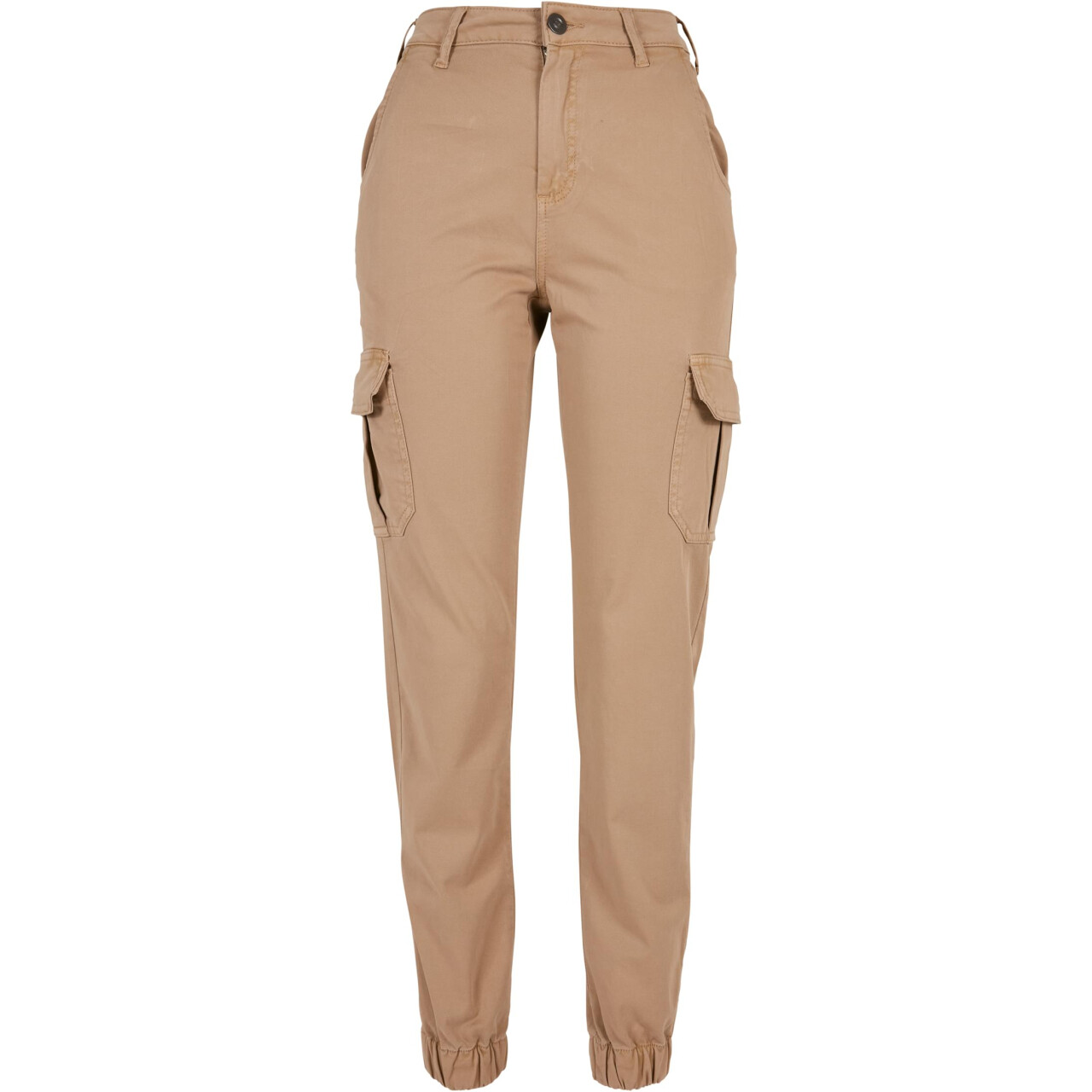 Kalhoty dámské Urban Classics Ladies High Waist Cargo Pants - béžové, 29