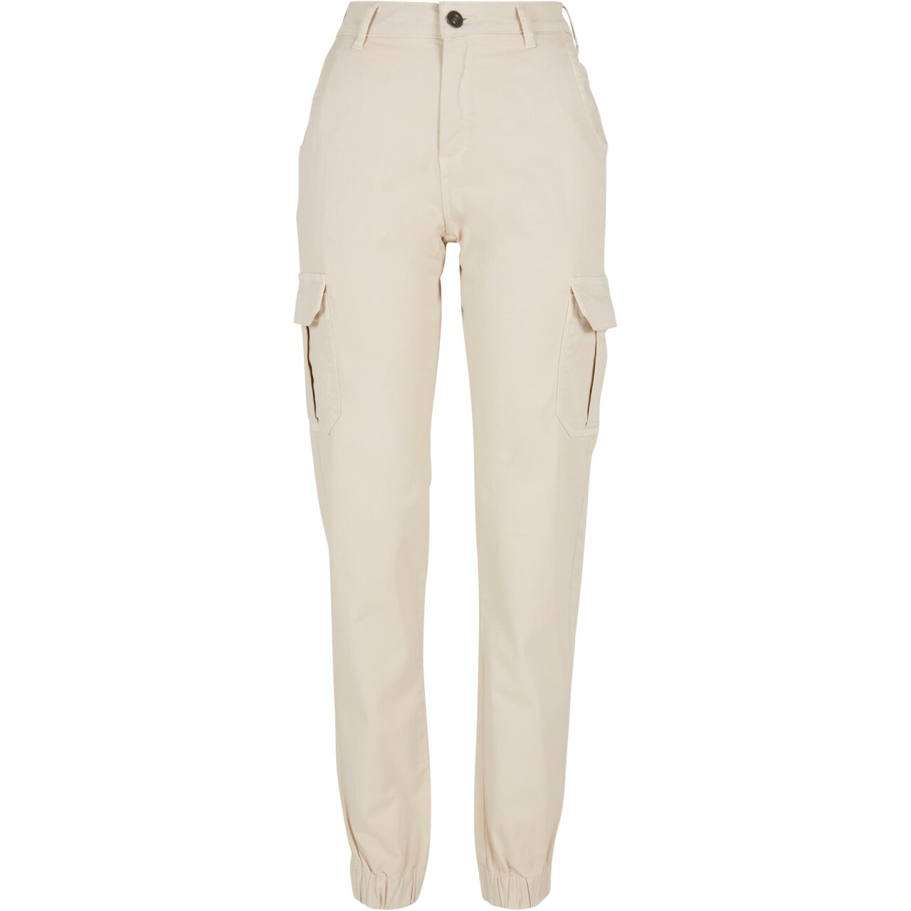 Kalhoty dámské Urban Classics Ladies High Waist Cargo Pants - bílé, 29