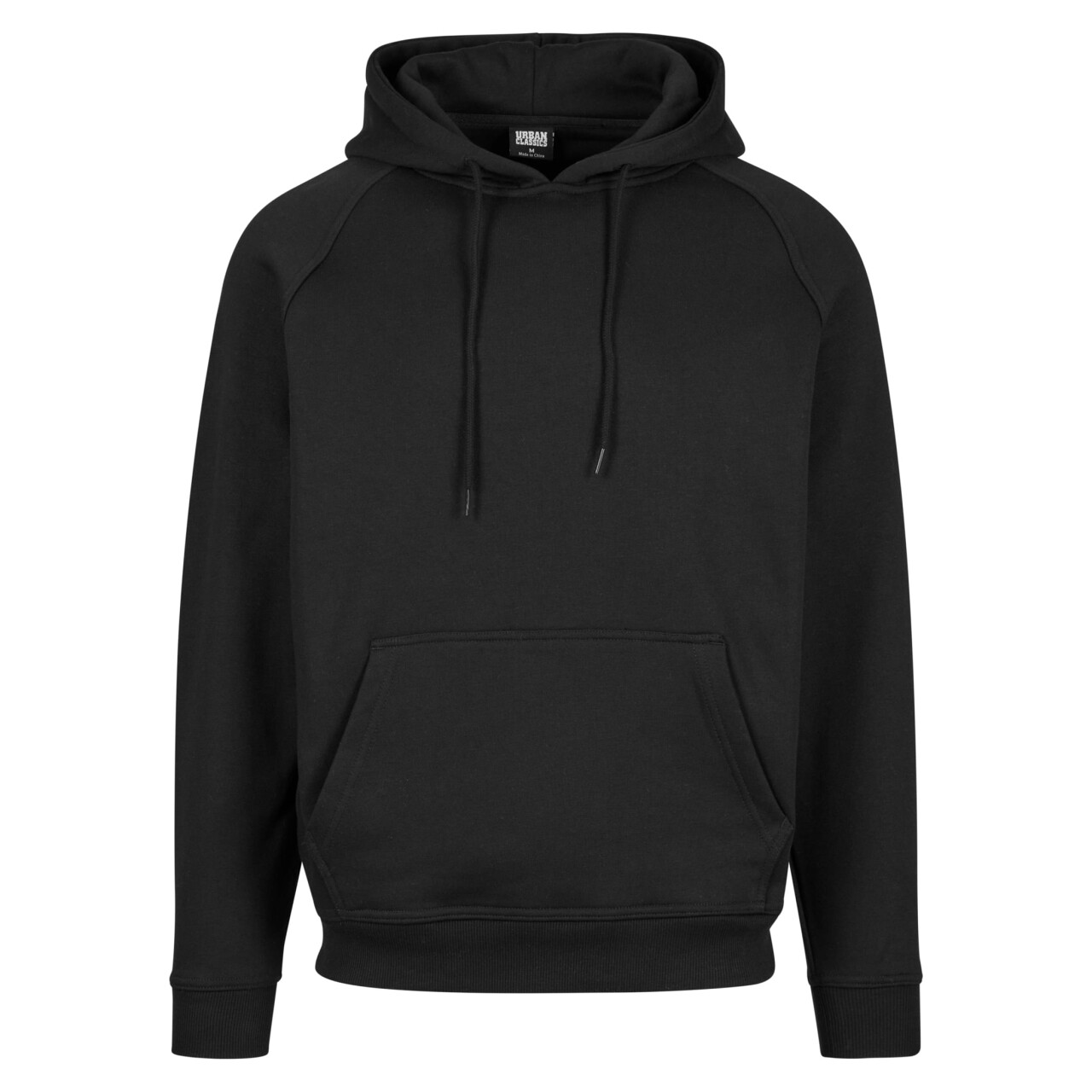 Mikina s kapucí Urban Classics Blank Hoody - černá, XXL