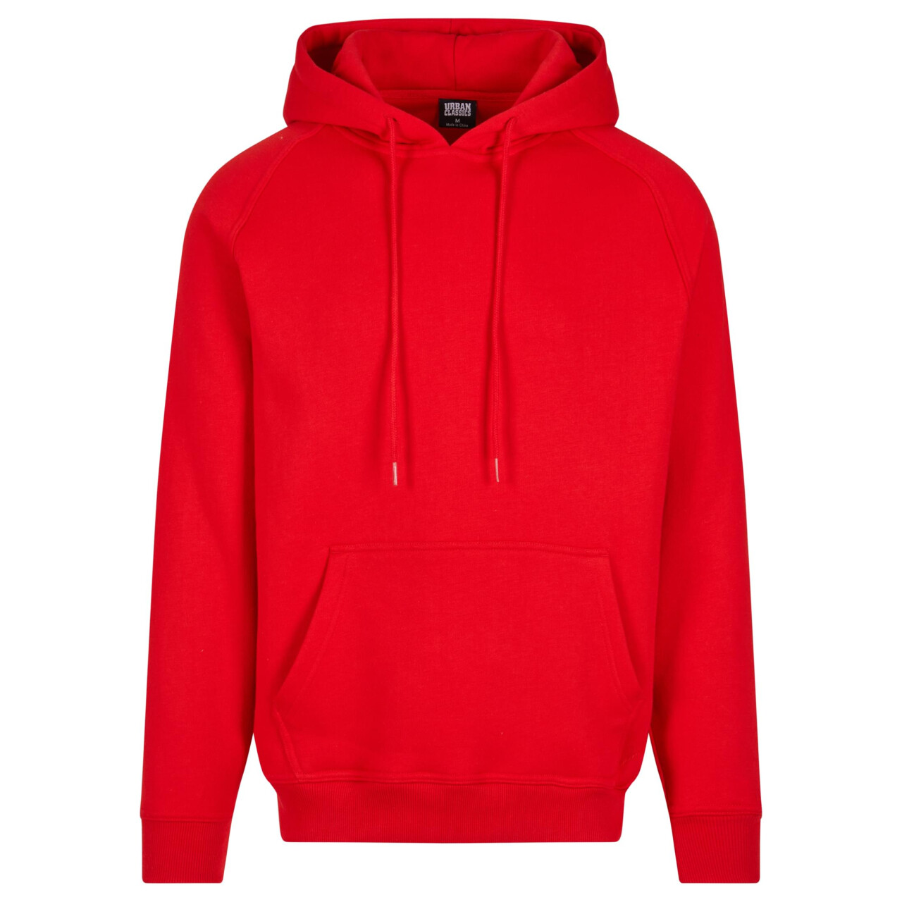 Mikina s kapucí Urban Classics Blank Hoody - červená, XXL