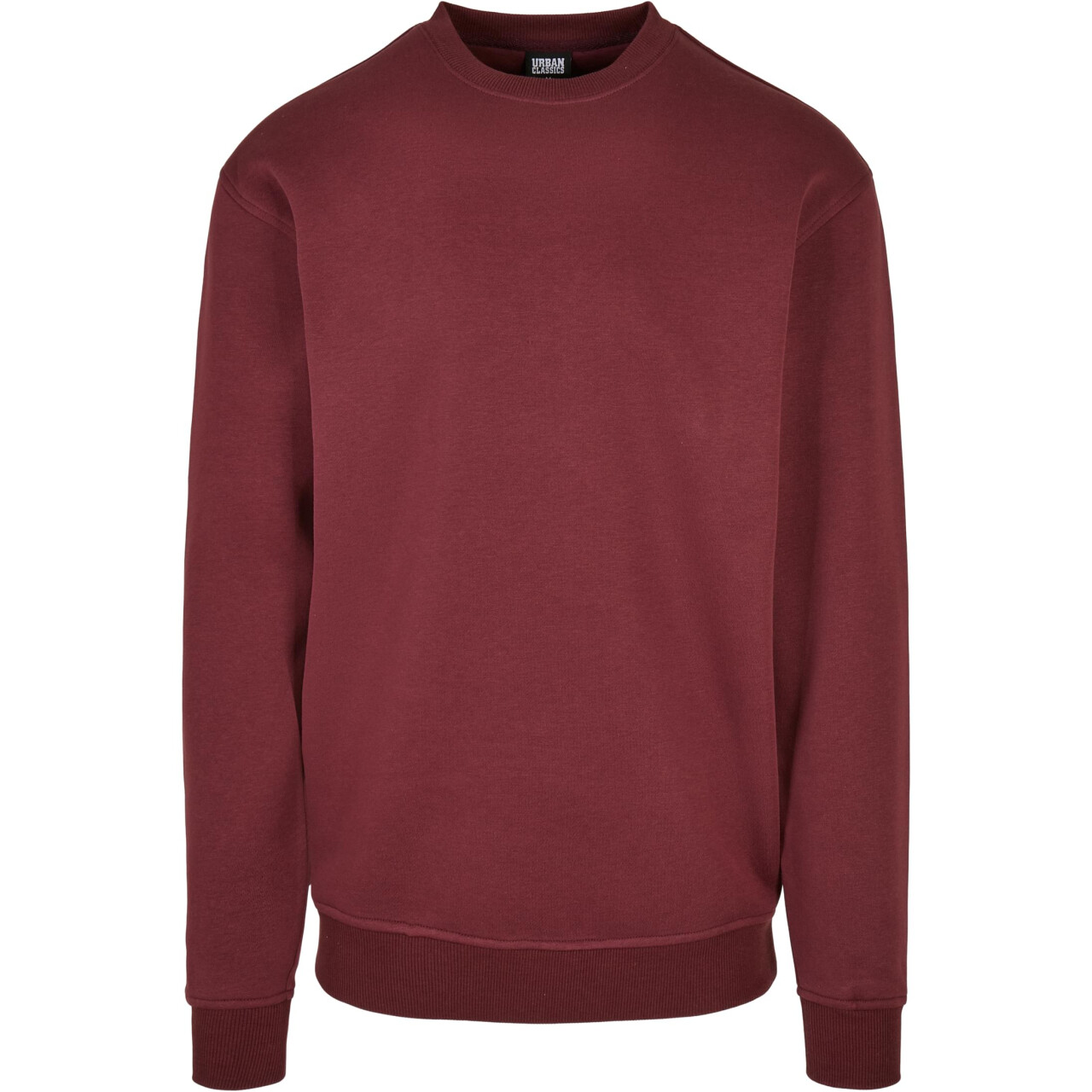 Mikina Urban Classics Crewneck Sweat - tmavě červená, XXL