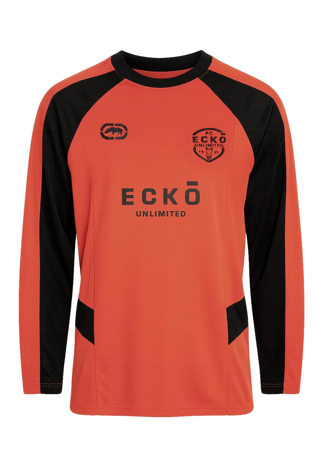 Tričko s dlouhým rukávem Ecko Unltd. TrainingTwo Longsleeves - červené-černé, S