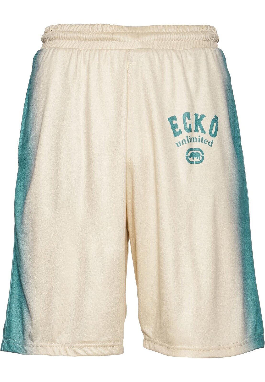 Kraťasy Ecko Unltd. Faded Soccer Shorts - béžové-zelené, S