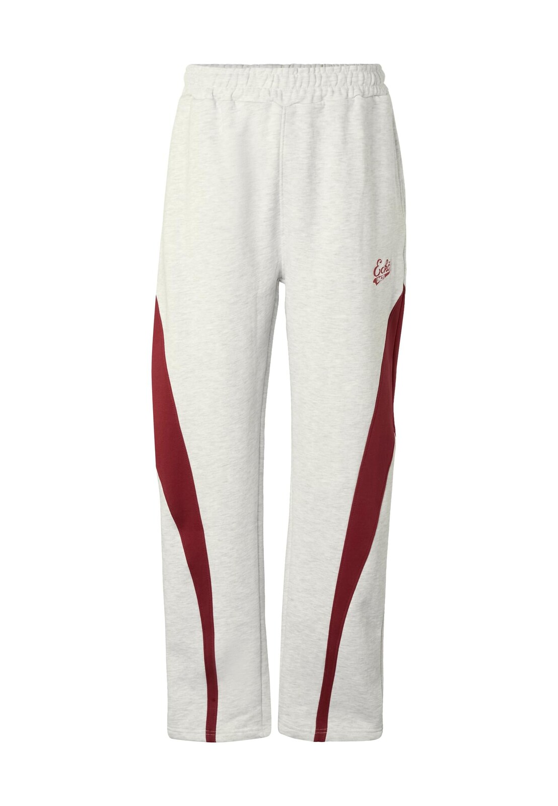 Kalhoty sportovní Ecko Unltd. Structure Jogging - bílé-červené, 4XL