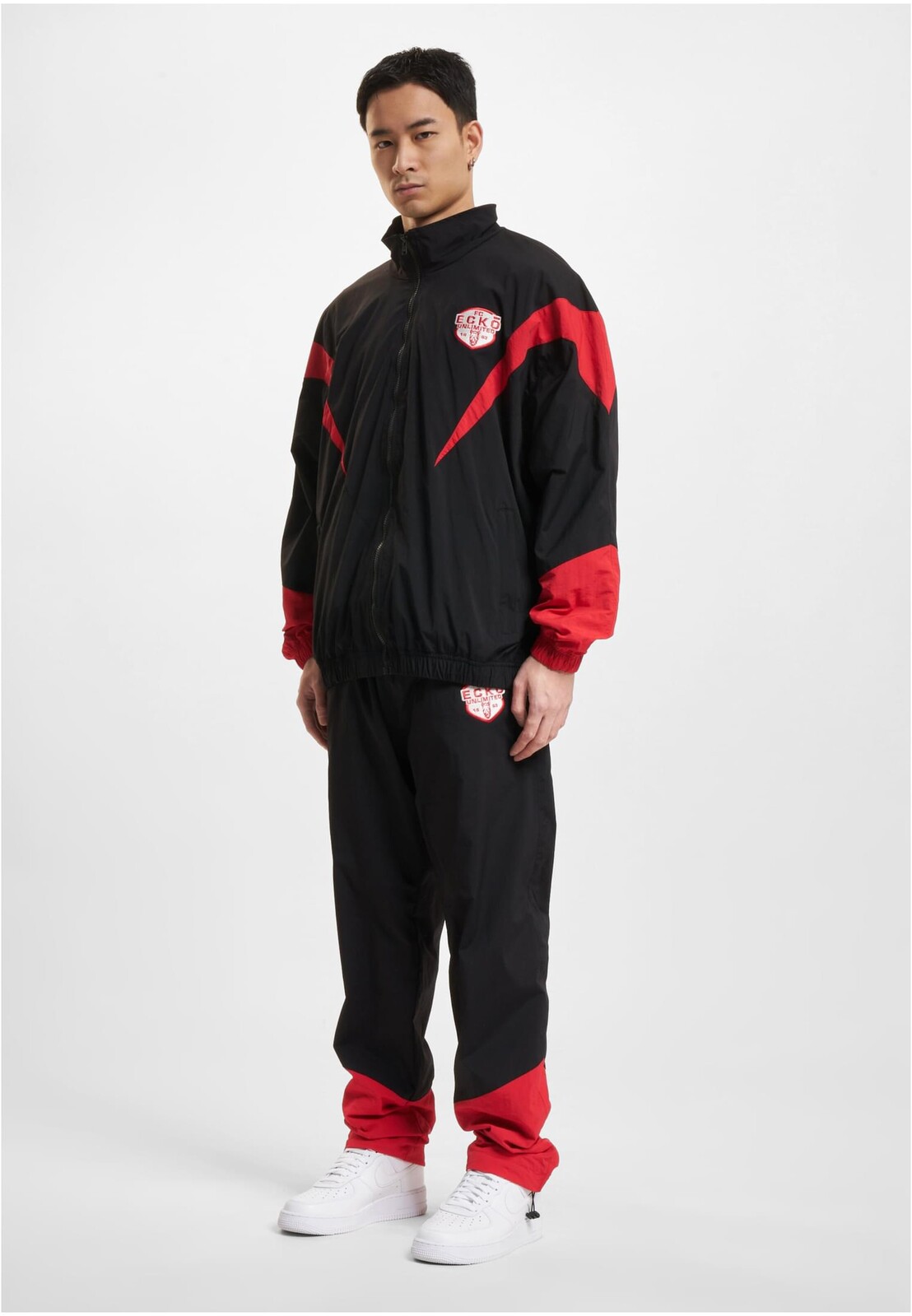 Souprava Ecko Untld. Joggingover - černá-červená, XXL