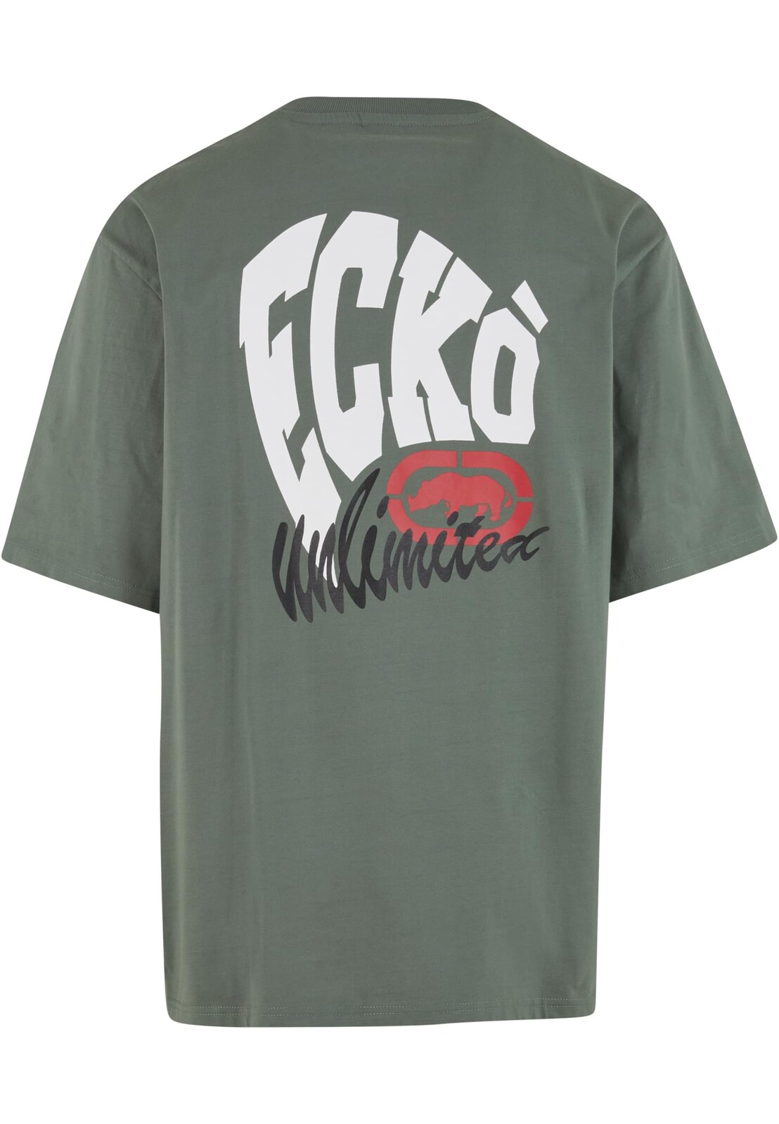 Tričko Ecko Unltd. Crossover - olivové, S