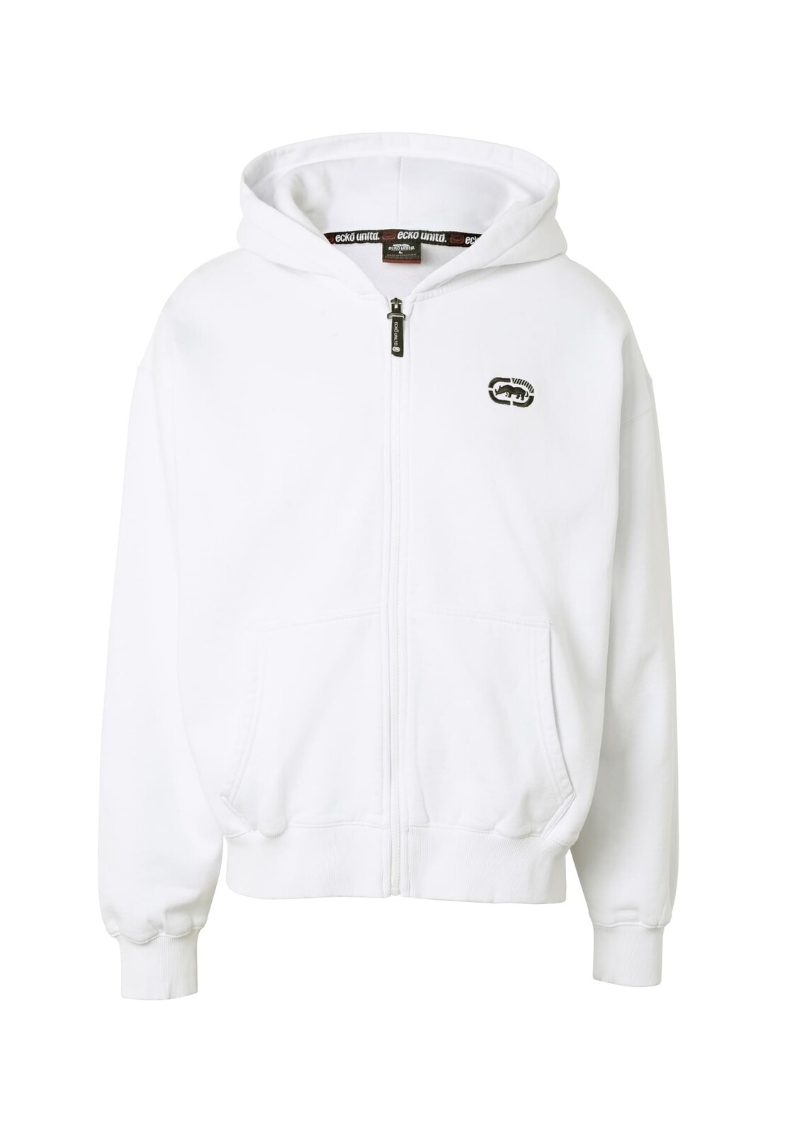 Mikina na zip Ecko Unltd. Frsh Zip Hoodie - bílá, S