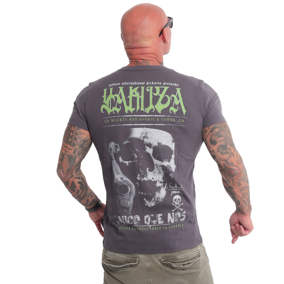 Triko pánské Yakuza Unico - šedé, M