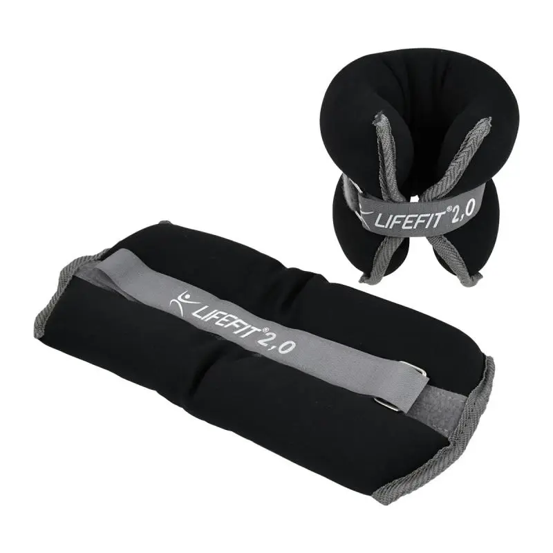 Lifefit Neoprenová zátěž kotník/zápěstí S2 2x2 0kg černá
