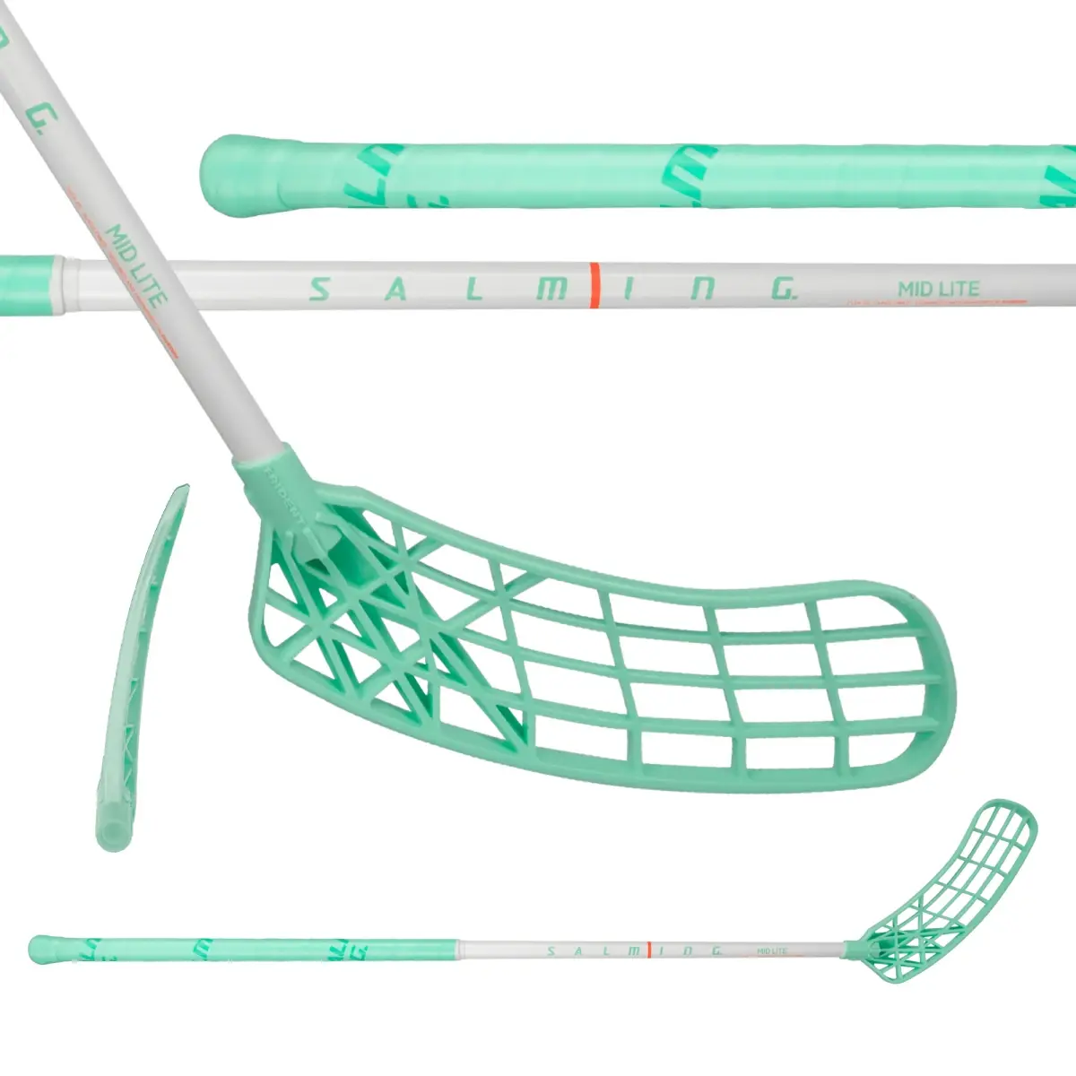 Salming Mid Lite JR Trident Endurance 32 White / Mint