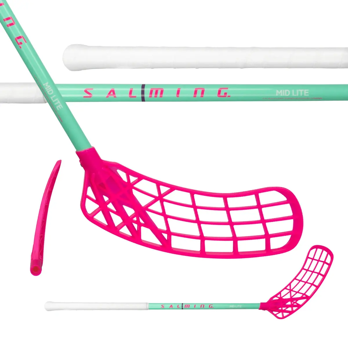 Salming Mid Lite JR Trident Endurance 35 Mint / Magenta