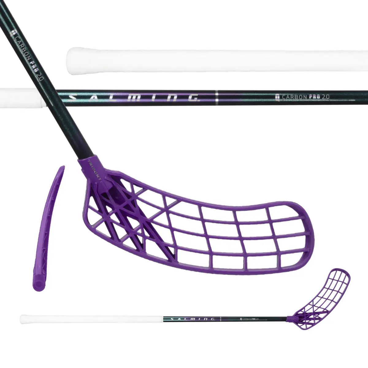 Salming Q-series Carbon Pro 2.0 Trident TX 29 Purple / Blue