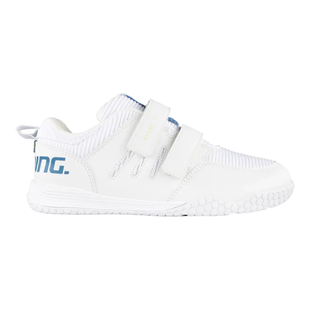 Salming Rival 2 Kid Velcro White / Blue