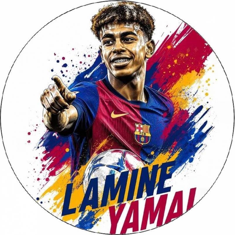 Jedlý papír Lamine Yamal 19,5 cm - Pictu Hap