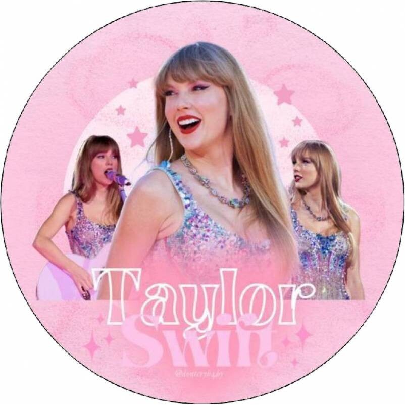 Jedlý papír Taylor Swift 19,5 cm - Pictu Hap