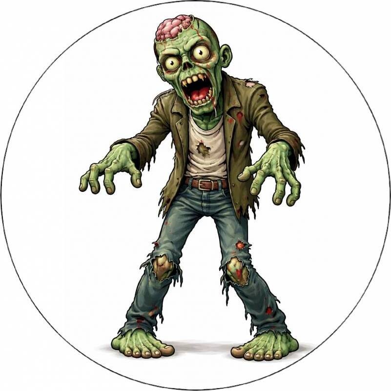 Jedlý papír zombie 19,5 cm - Pictu Hap