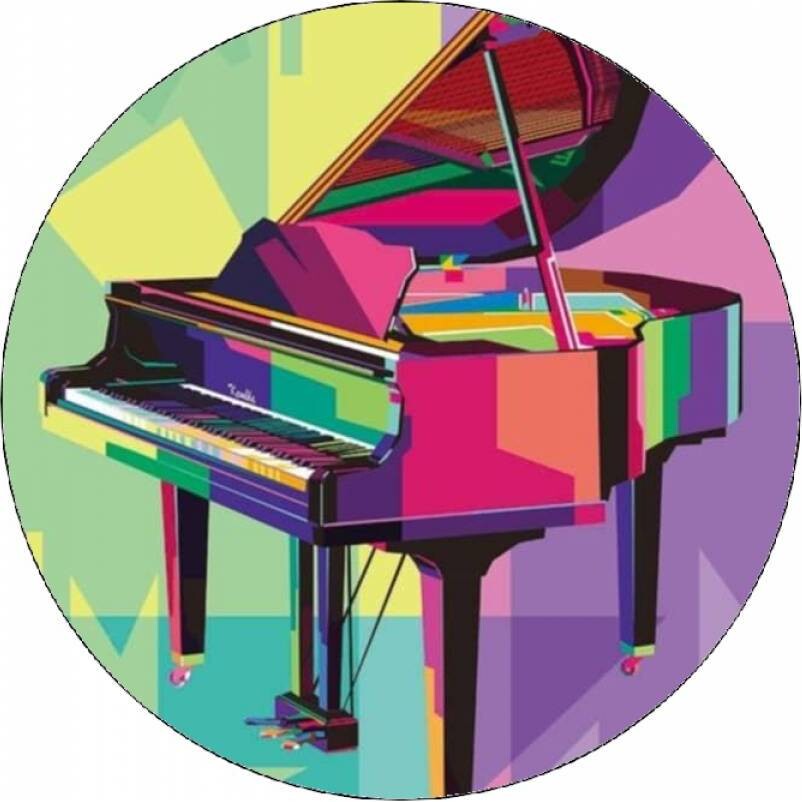 Jedlý papír piano 19,5 cm - Pictu Hap