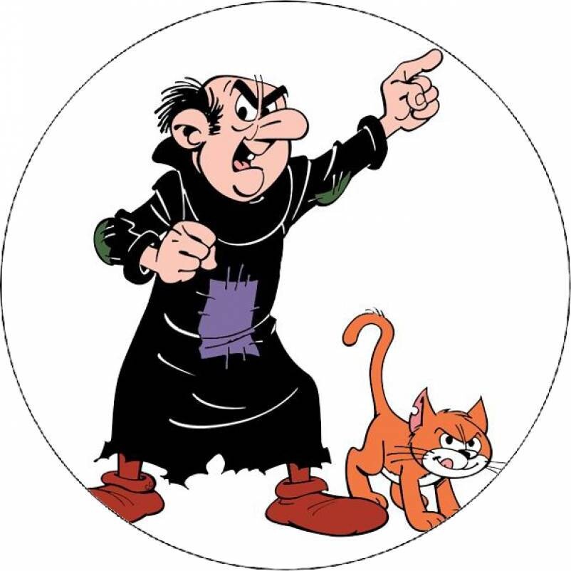 Jedlý papír Gargamel 19,5 cm - Pictu Hap