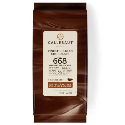 Callebaut mléčná čokoláda 668 10kg 33,5% - Cake Masters