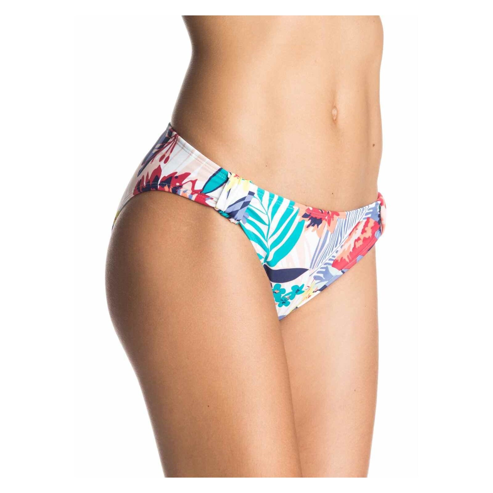 spodní díl plavek ROXY - 70S Pant Canary Islands Flora Combo Whi (WBB6)