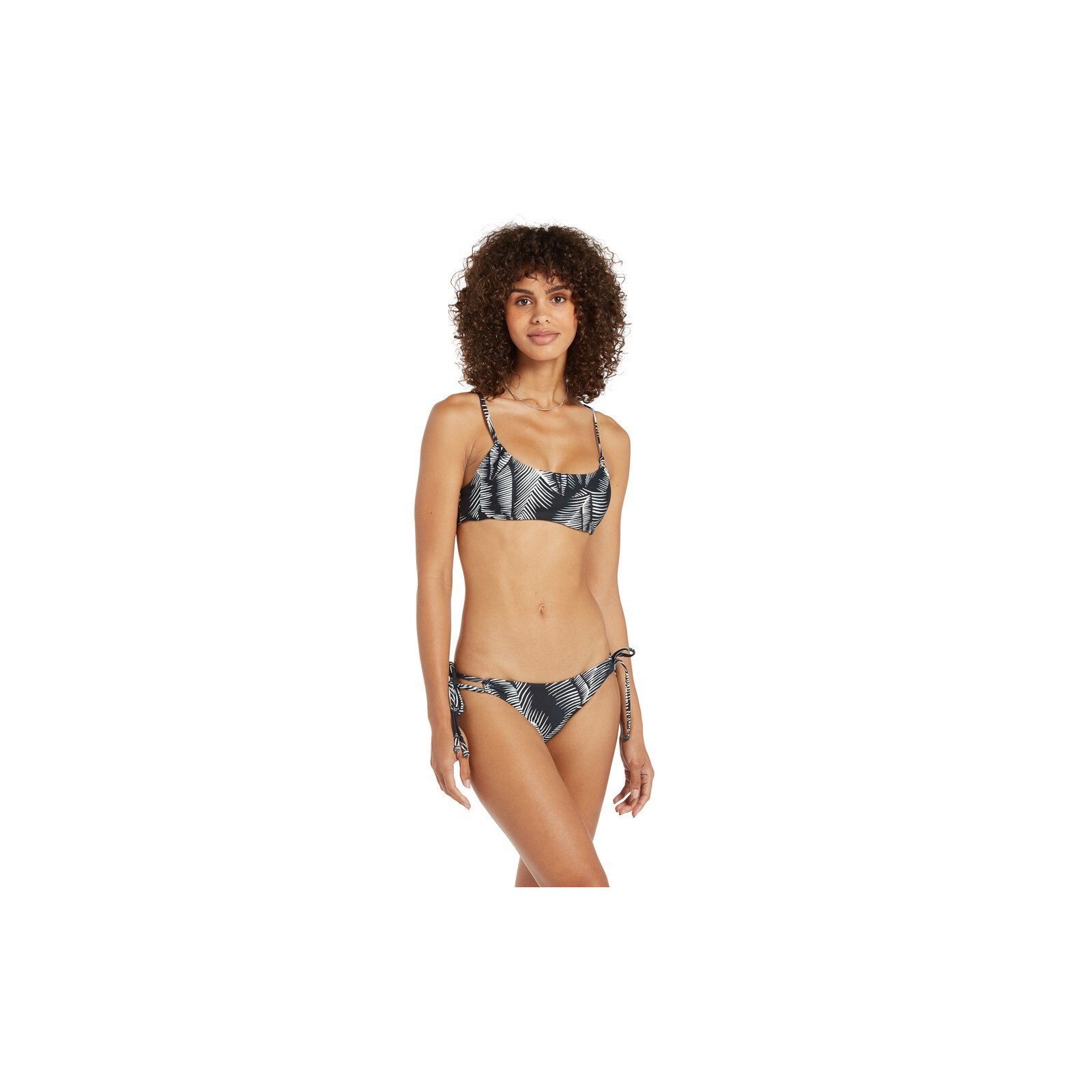 spodní díl plavek VOLCOM - Stay Or Leaf Hipster Black (BLK)