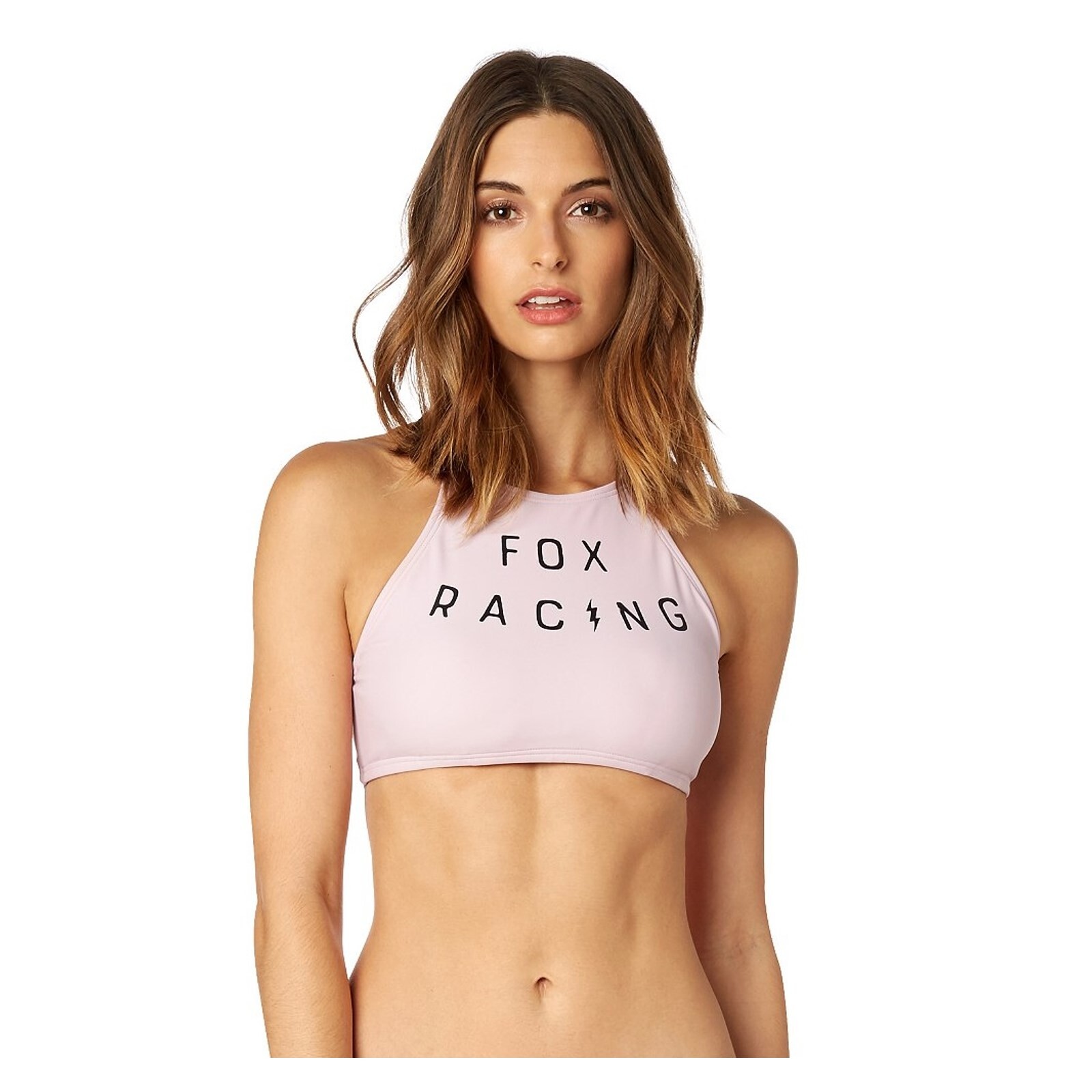 horní díl plavek FOX - Bolt High Neck Halter Lilac (282)