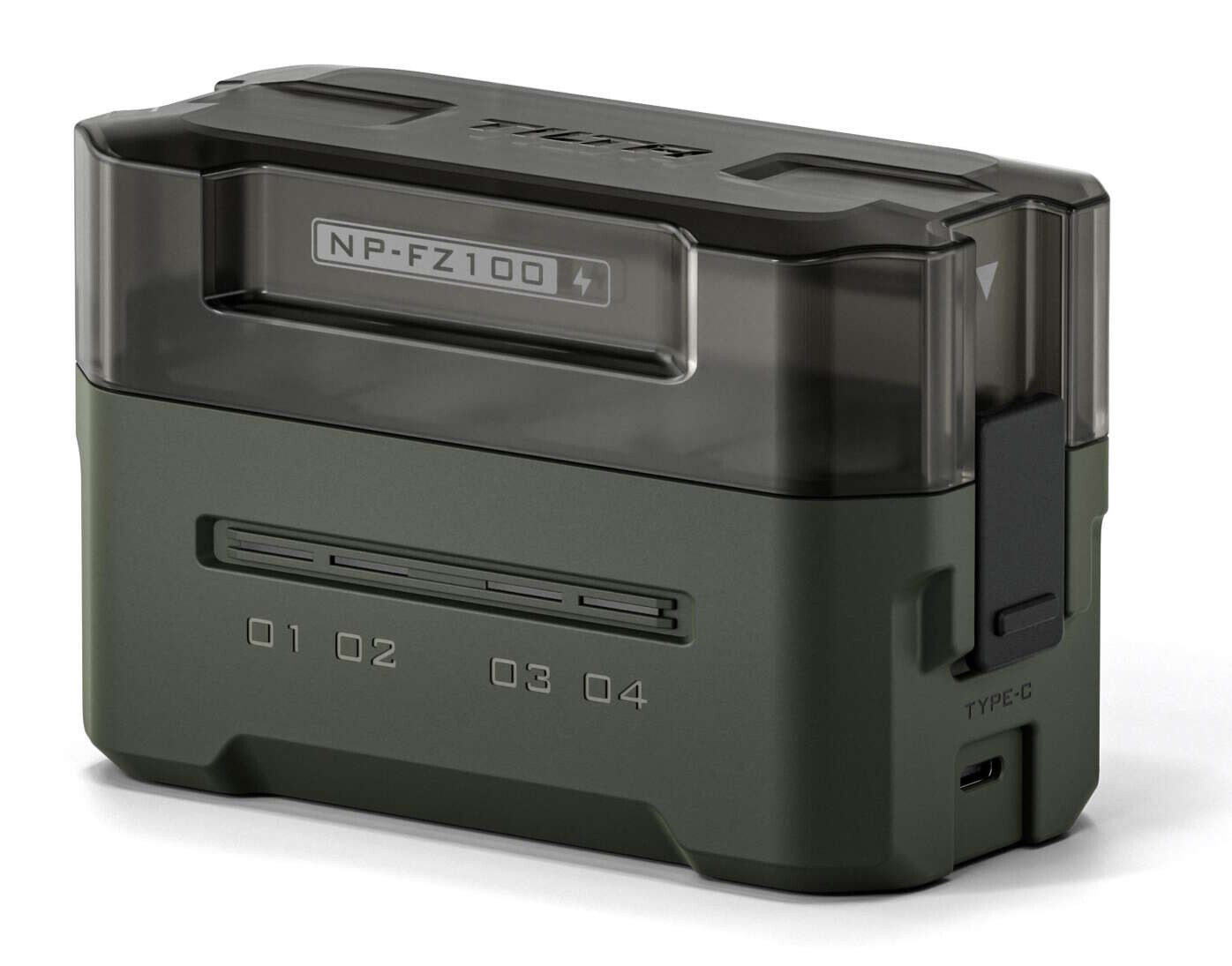 Tilta NP-FZ100 Charging Station Battery Kit (4 Batteries) - Green