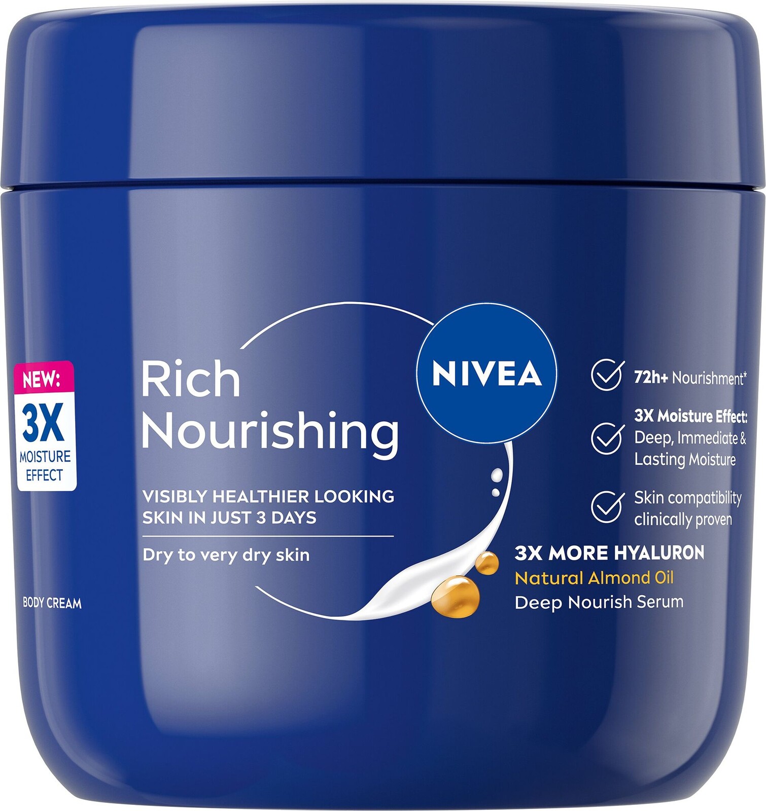 Nivea Tělový krém Rich Nourishing 400 ml