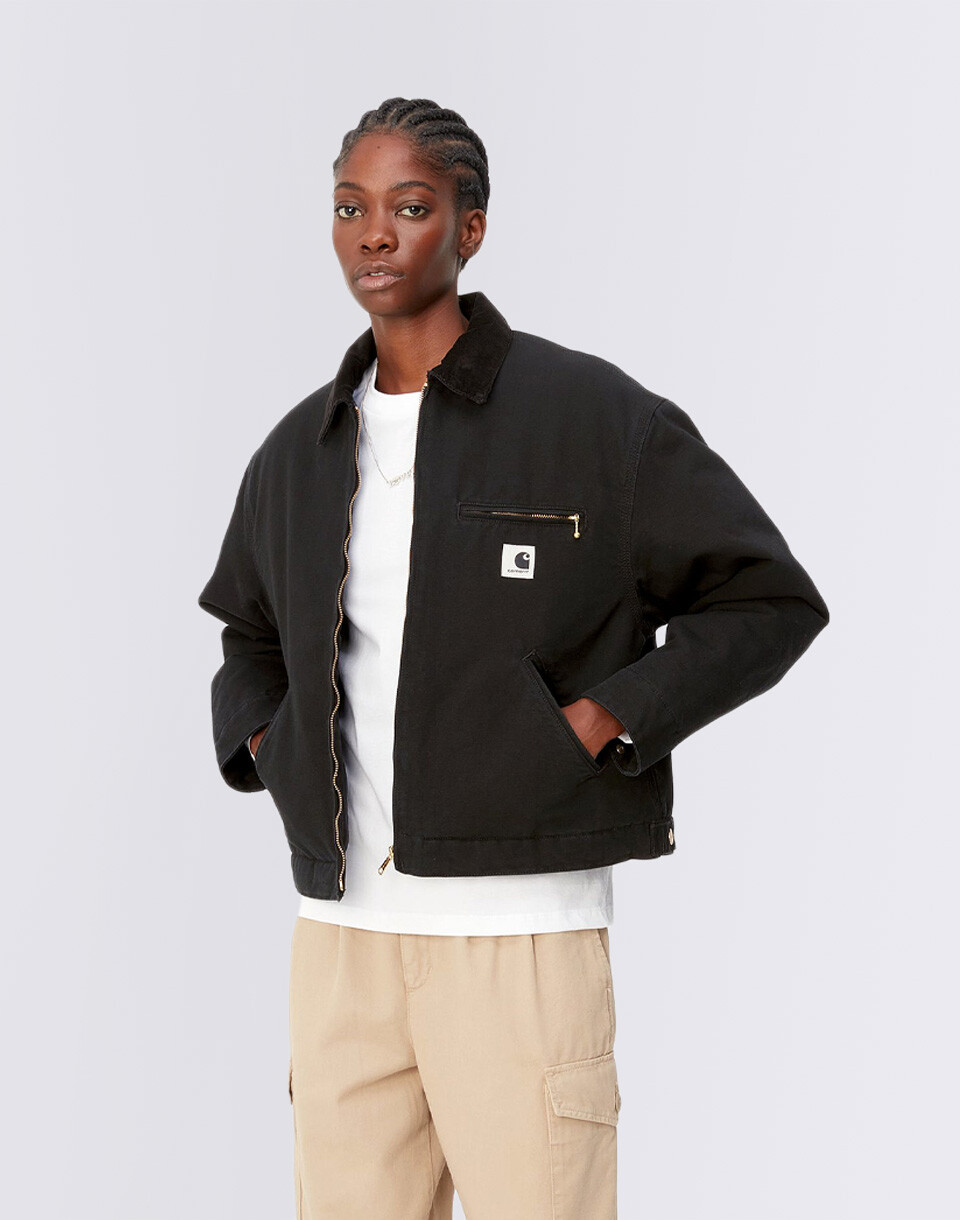 Carhartt WIP W' OG Detroit Jacket Black / Black rinsed XS