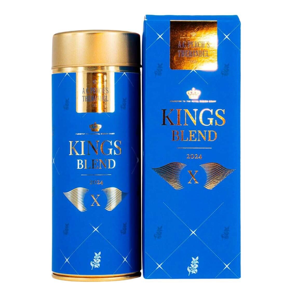 Černý čaj ICONICS KINGS BLEND 80 g, plechovka, A.C. Perch's Thehandel
