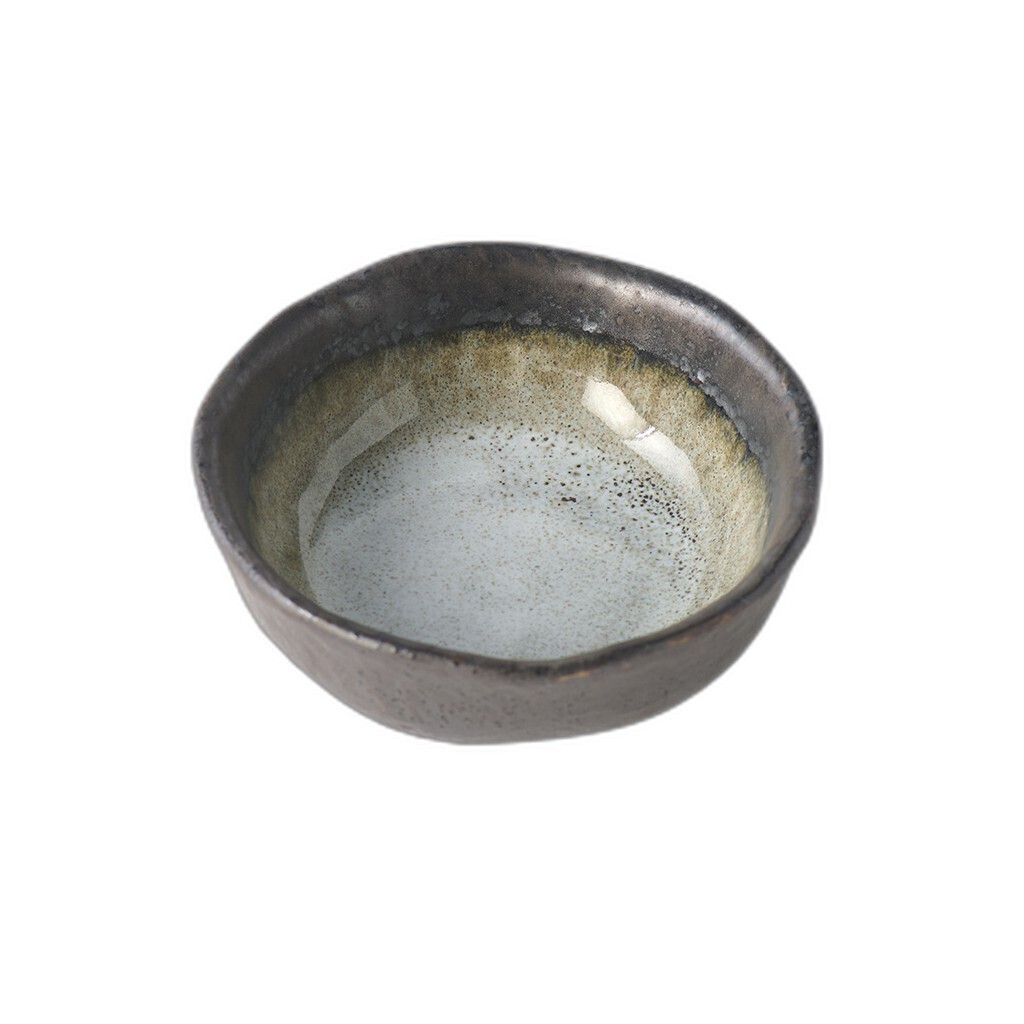 Miska na omáčku GREY MINGEI 8 cm, 100 ml, šedá, keramika, MIJ