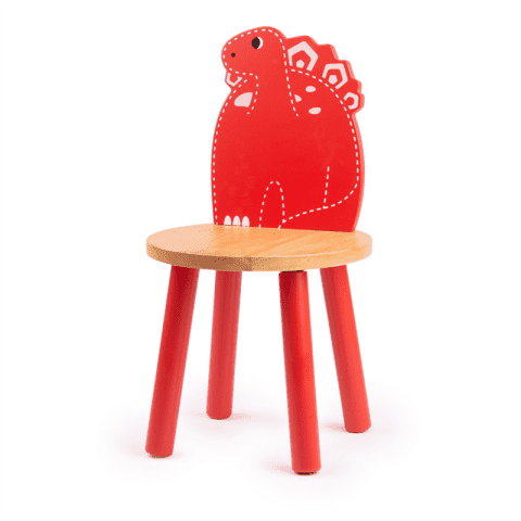 DŘEVĚNÁ ŽIDLIČKA STEGOSAURUS