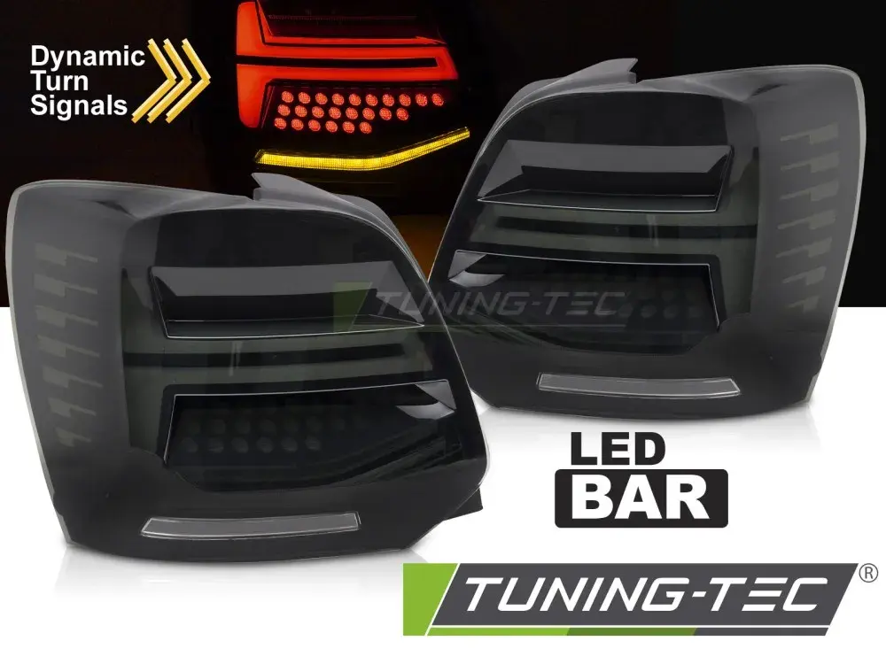 LED ZADNÍ SVĚTLA KOUŘOVÁ VW POLO V 09-17