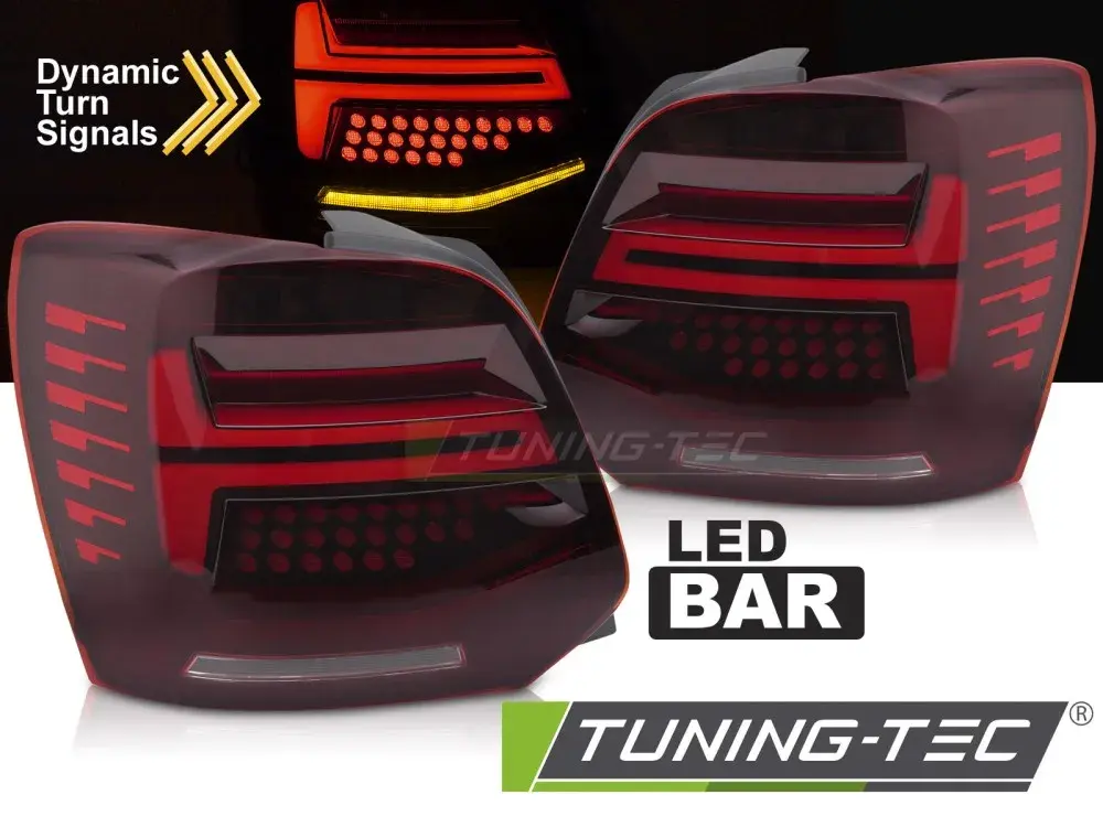 LED ZADNÍ SVĚTLA ČERVENÁ VW POLO V 09-17