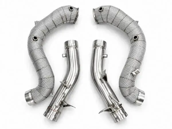 Downpipes s náhradami katalyzátorů a OPF/GPF a ProRacing Mercedes C-Klasse W205 C63 / C63S AMG 4.0 Turbo V8 OPF (15-)